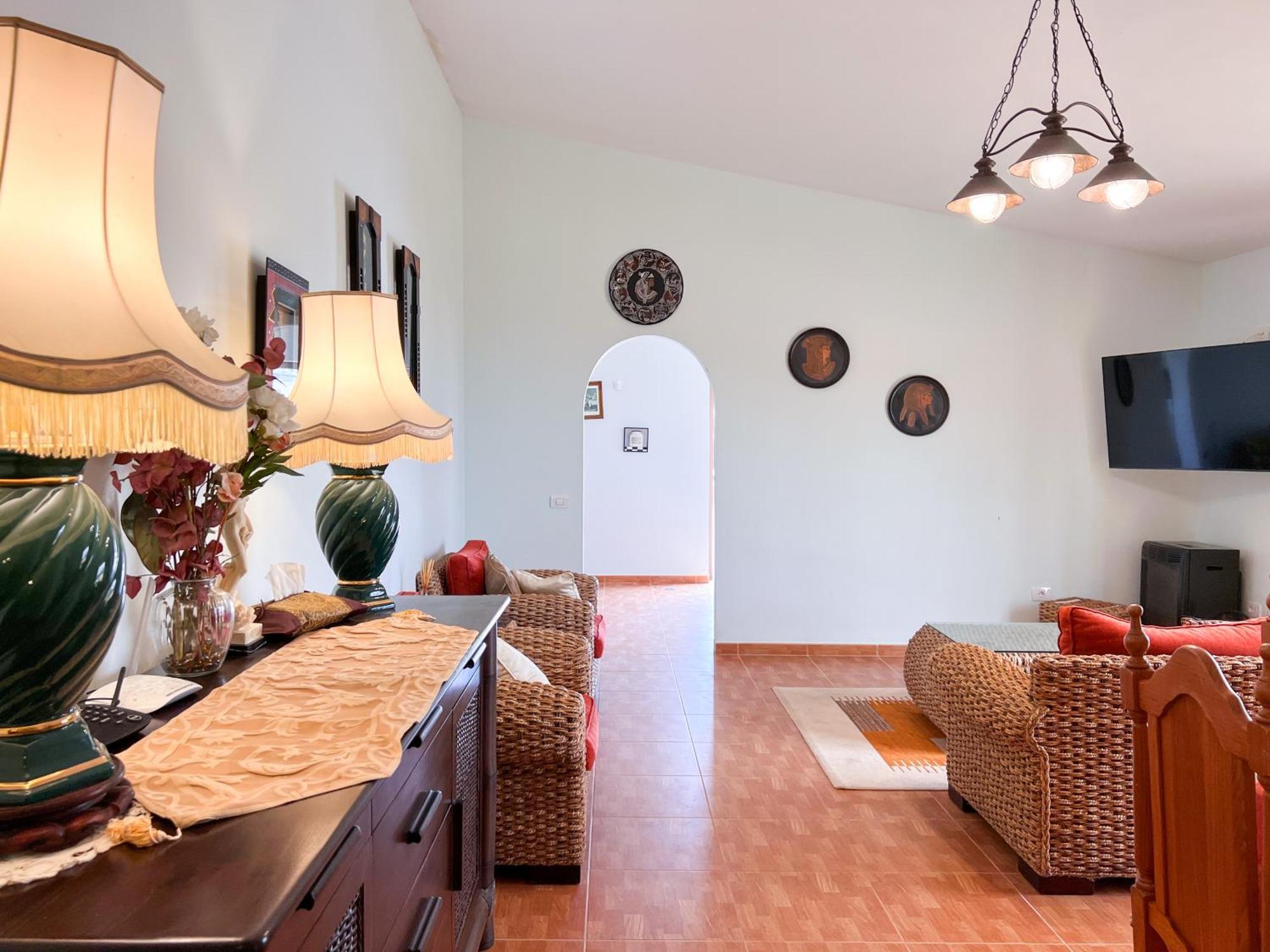 Vila Exquisite Rural House With Garden, Pool And Sea Views Arico Viejo Exteriér fotografie