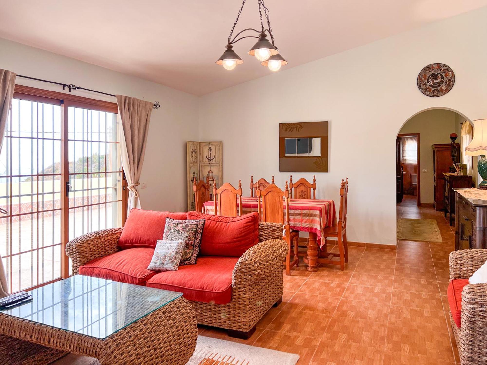 Vila Exquisite Rural House With Garden, Pool And Sea Views Arico Viejo Exteriér fotografie
