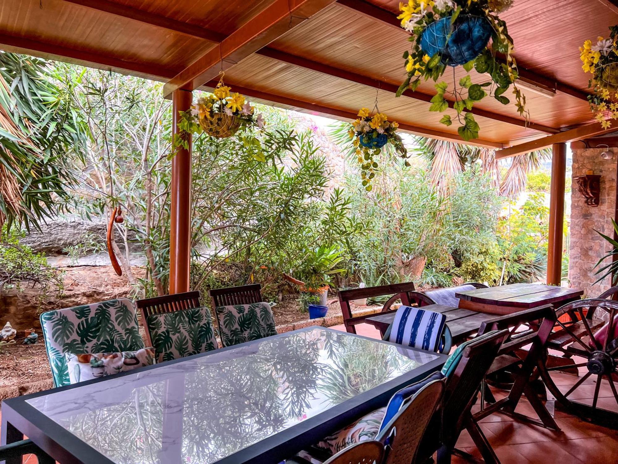 Vila Exquisite Rural House With Garden, Pool And Sea Views Arico Viejo Exteriér fotografie