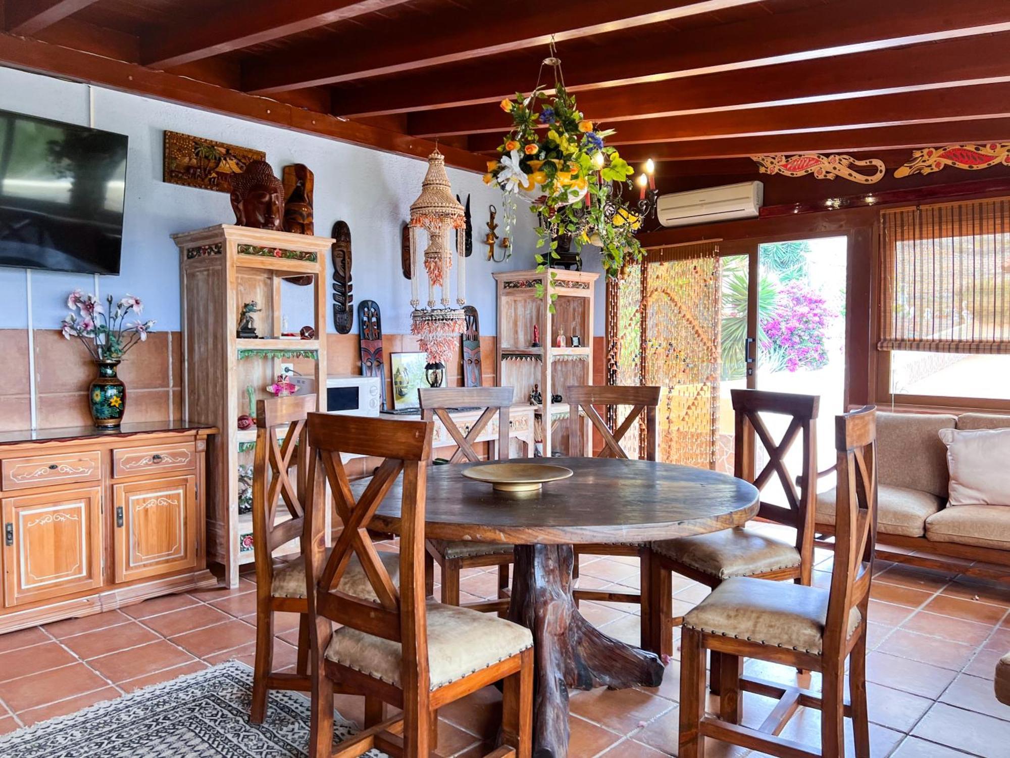 Vila Exquisite Rural House With Garden, Pool And Sea Views Arico Viejo Exteriér fotografie