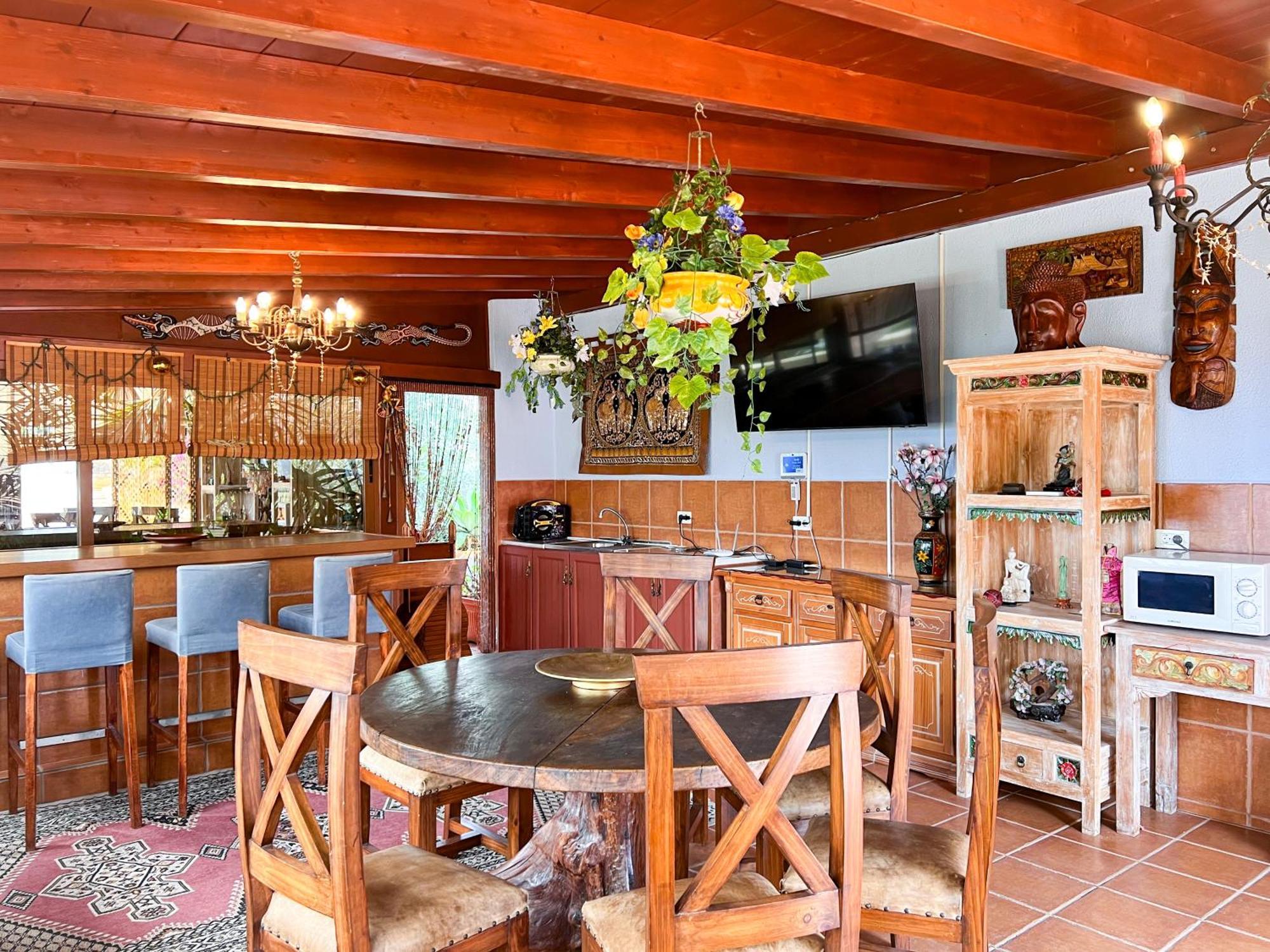 Vila Exquisite Rural House With Garden, Pool And Sea Views Arico Viejo Exteriér fotografie